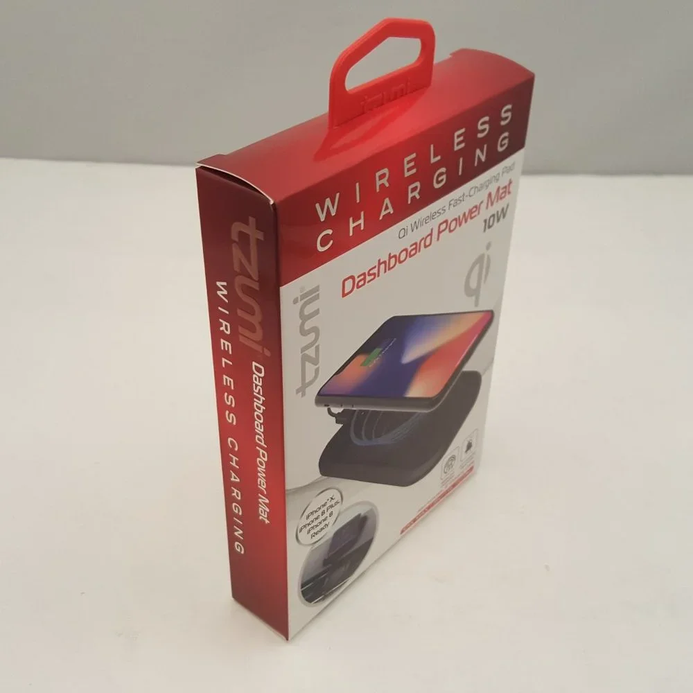 tzumi Wireless Charging Dashboard Power Mat / Qi Fast-Charging Pad + 3' Cable 🆕